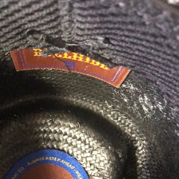 Bullhead Black and Blue Western Hat with Decorative Band - Picture 6 of 12